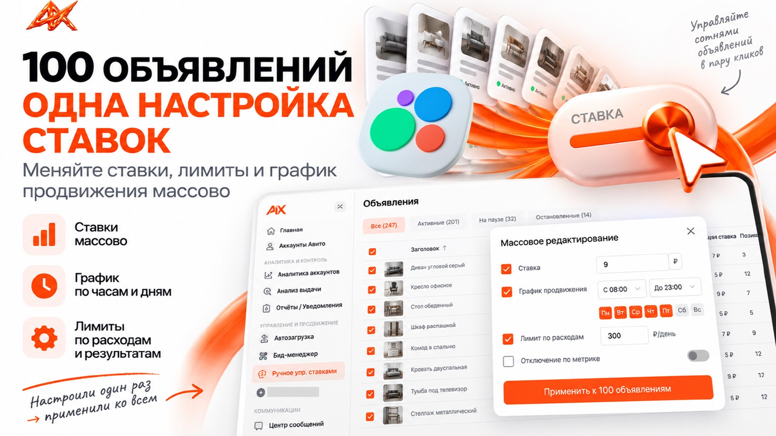 AIX сервисы для авито