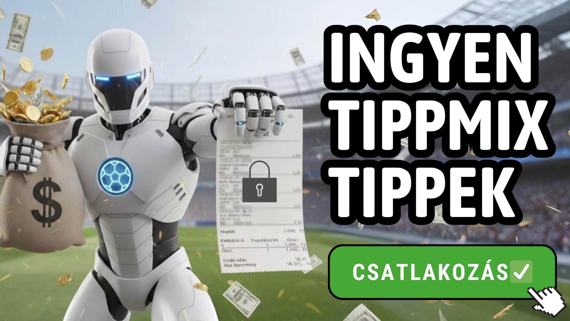 Tipsterbot.hu - Ingyen AI Tippmix Tippek🤖🍀⚽️