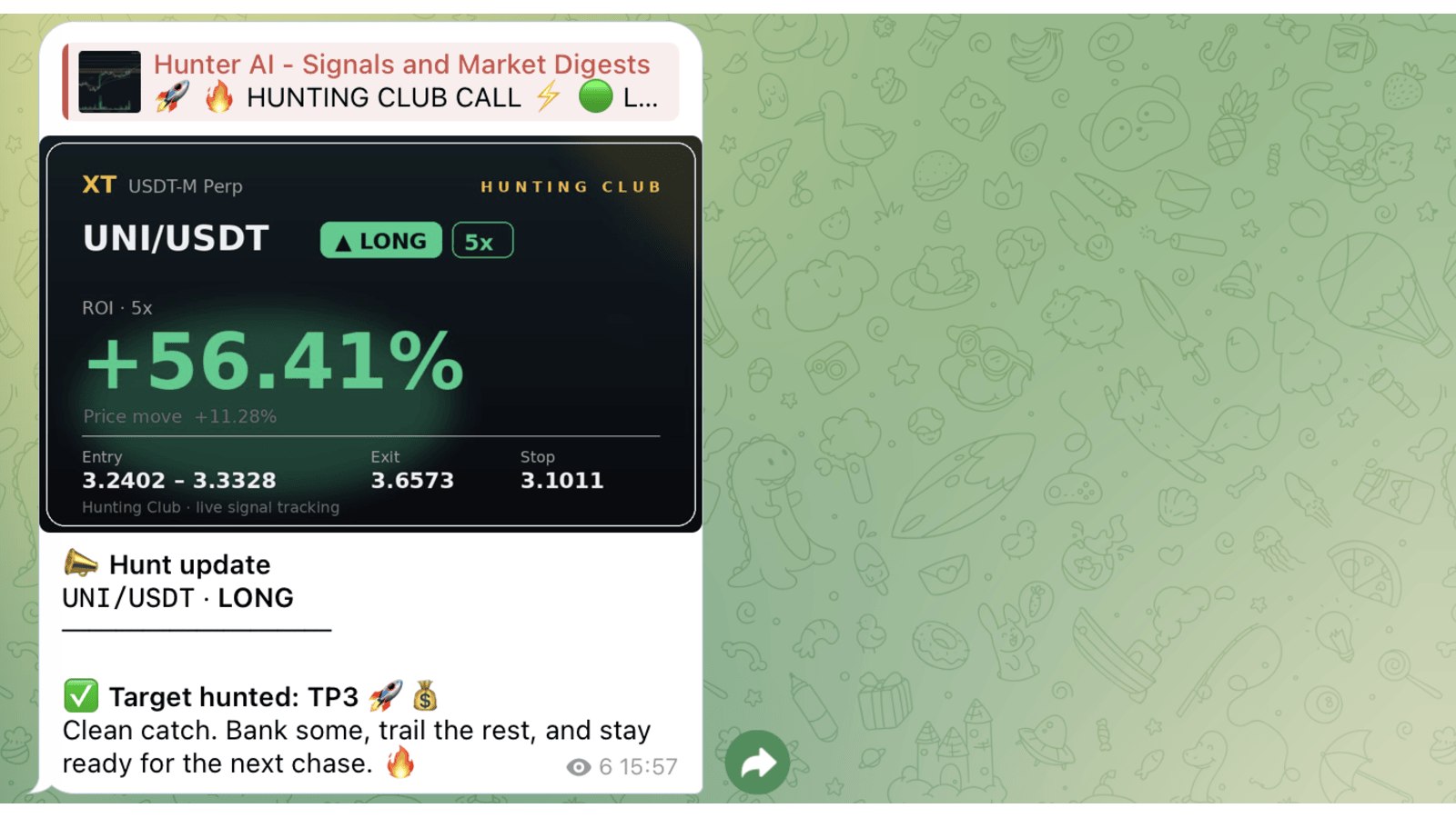 Hunter AI - Signals and Market Digests