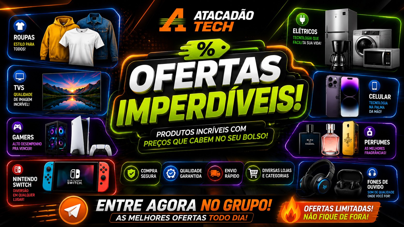 Atacadão Tech (Ofertas de Hardware)