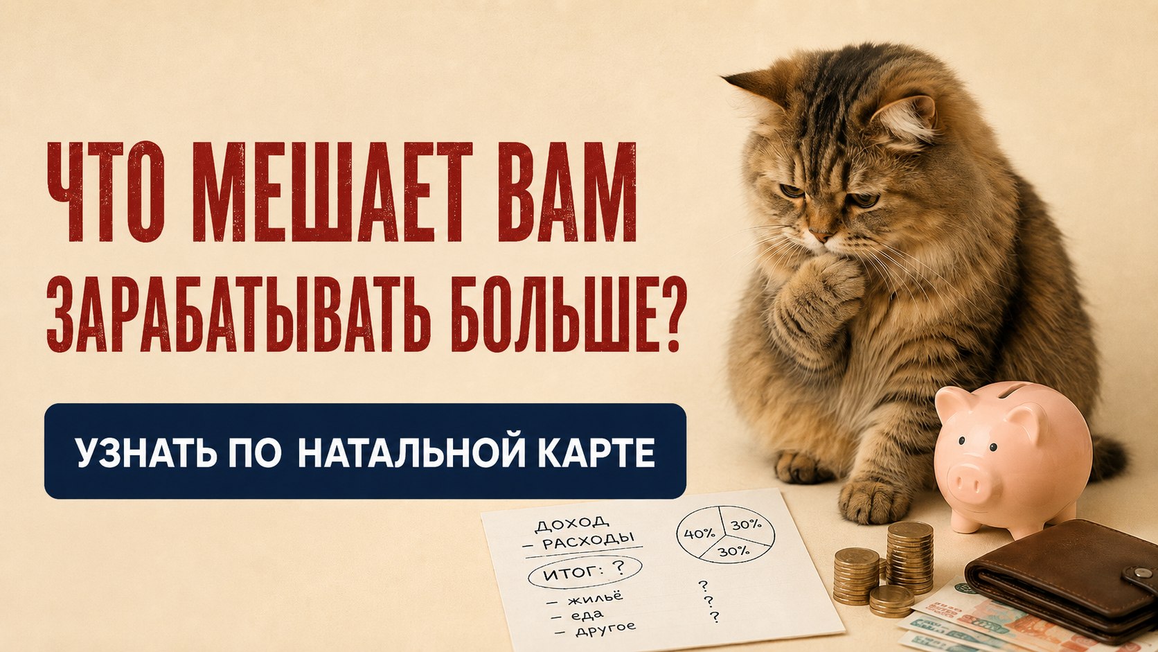 Деньги в вашей натальной карте