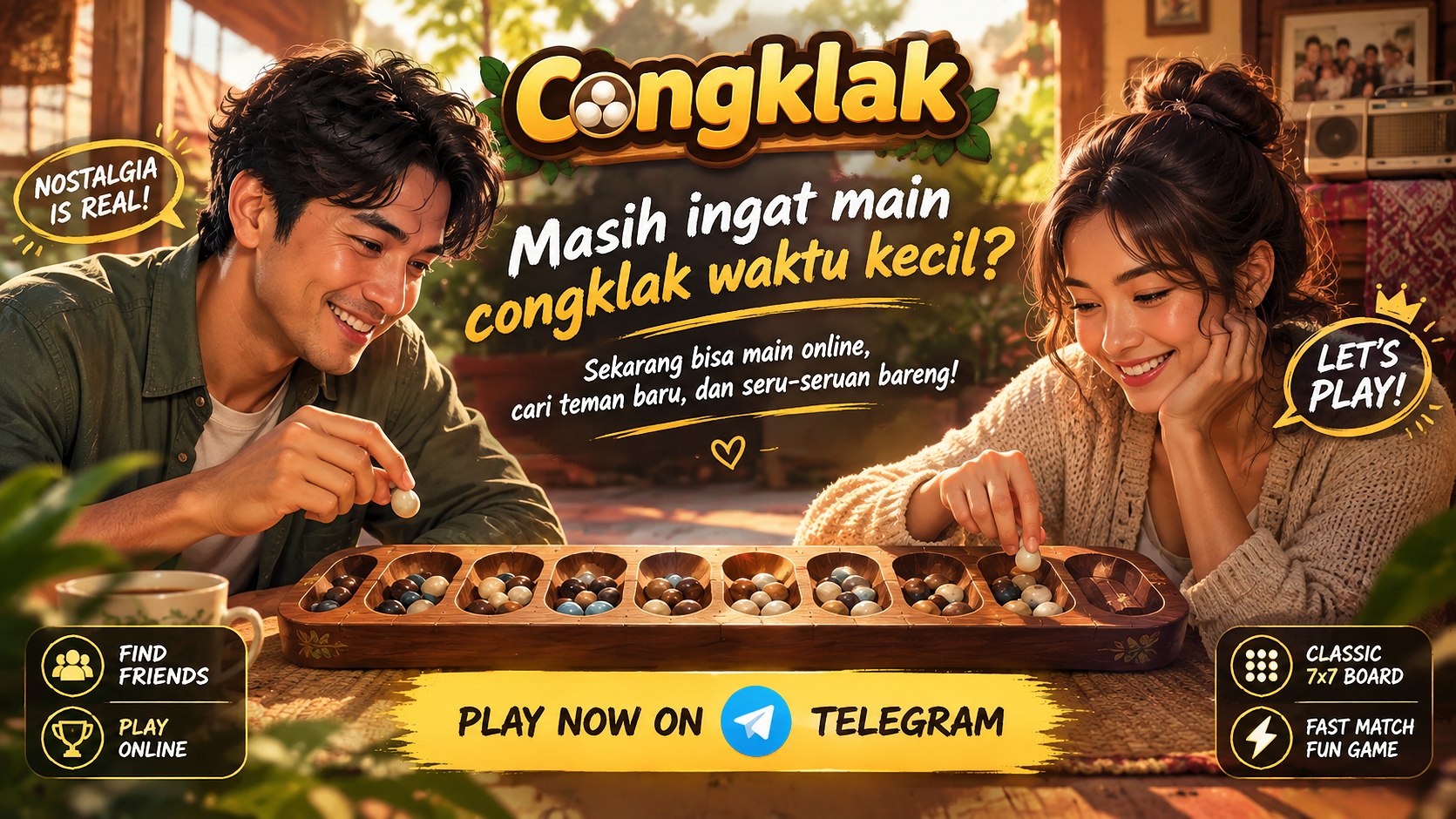 🟢Online Congklak Game
