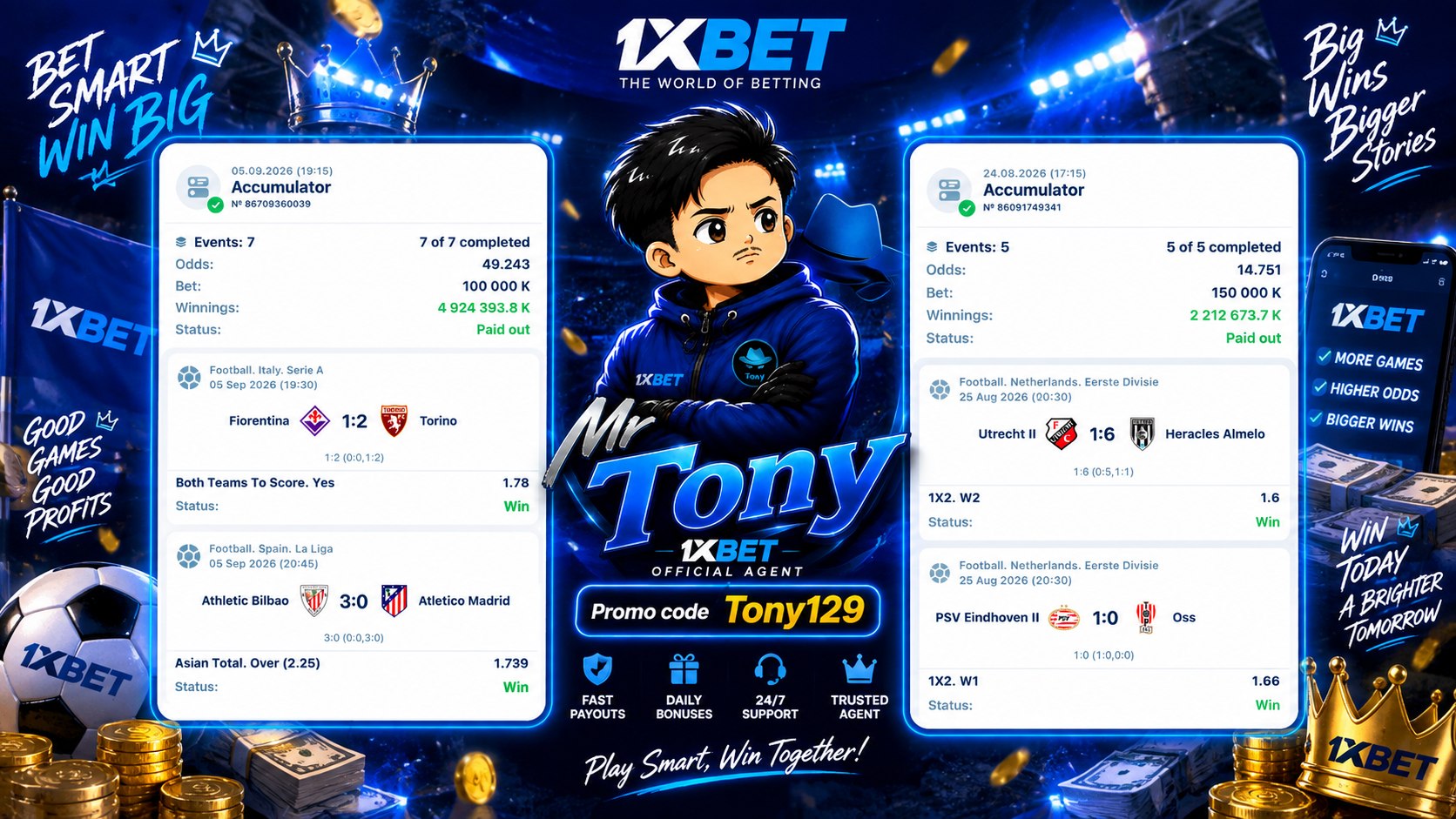 Mr.Tony (Free Tips Channel)🏆⚽️