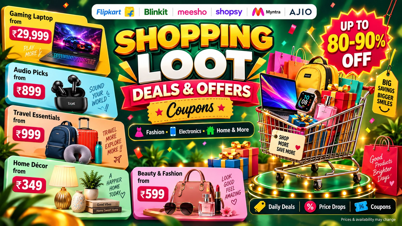 Shopping Loot Deals & Offers | Coupons
