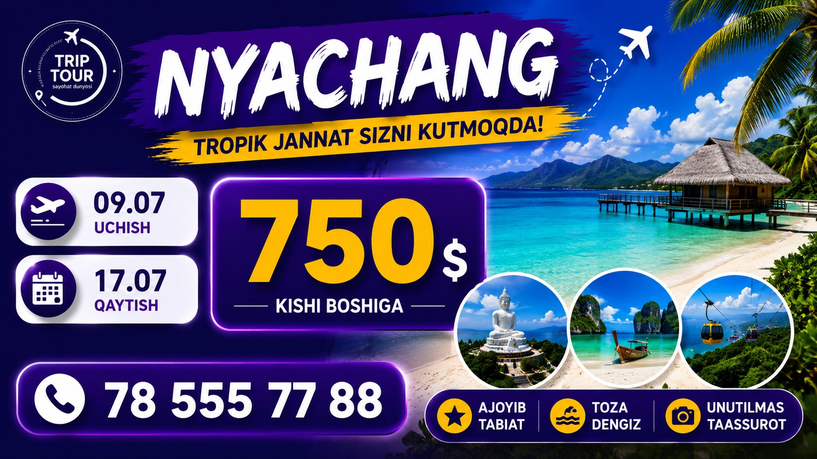 TRIPTOUR- Ishonchli tur
