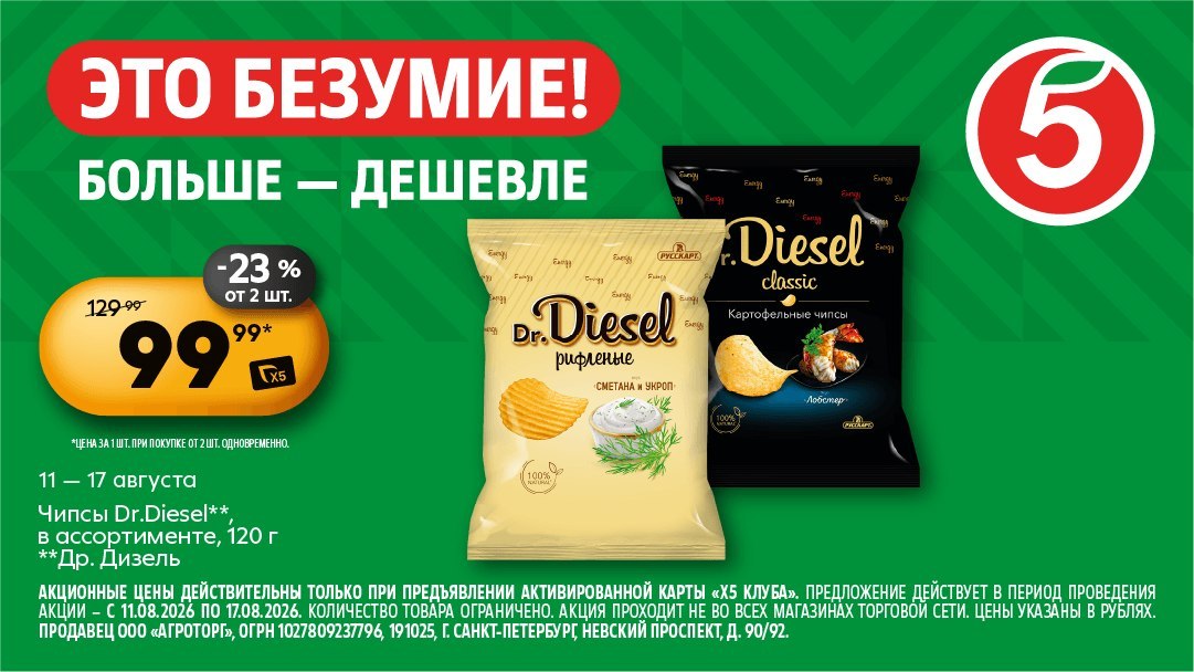 Это безумие! Больше — дешевле