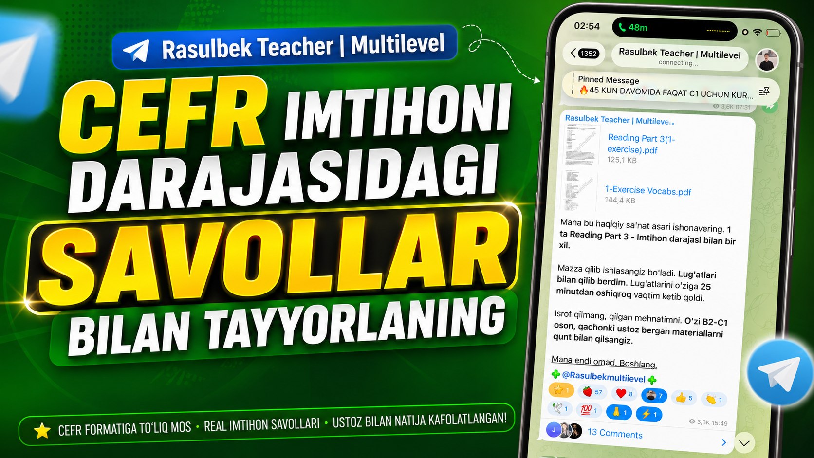 Rasulbek Teacher | Multilevel