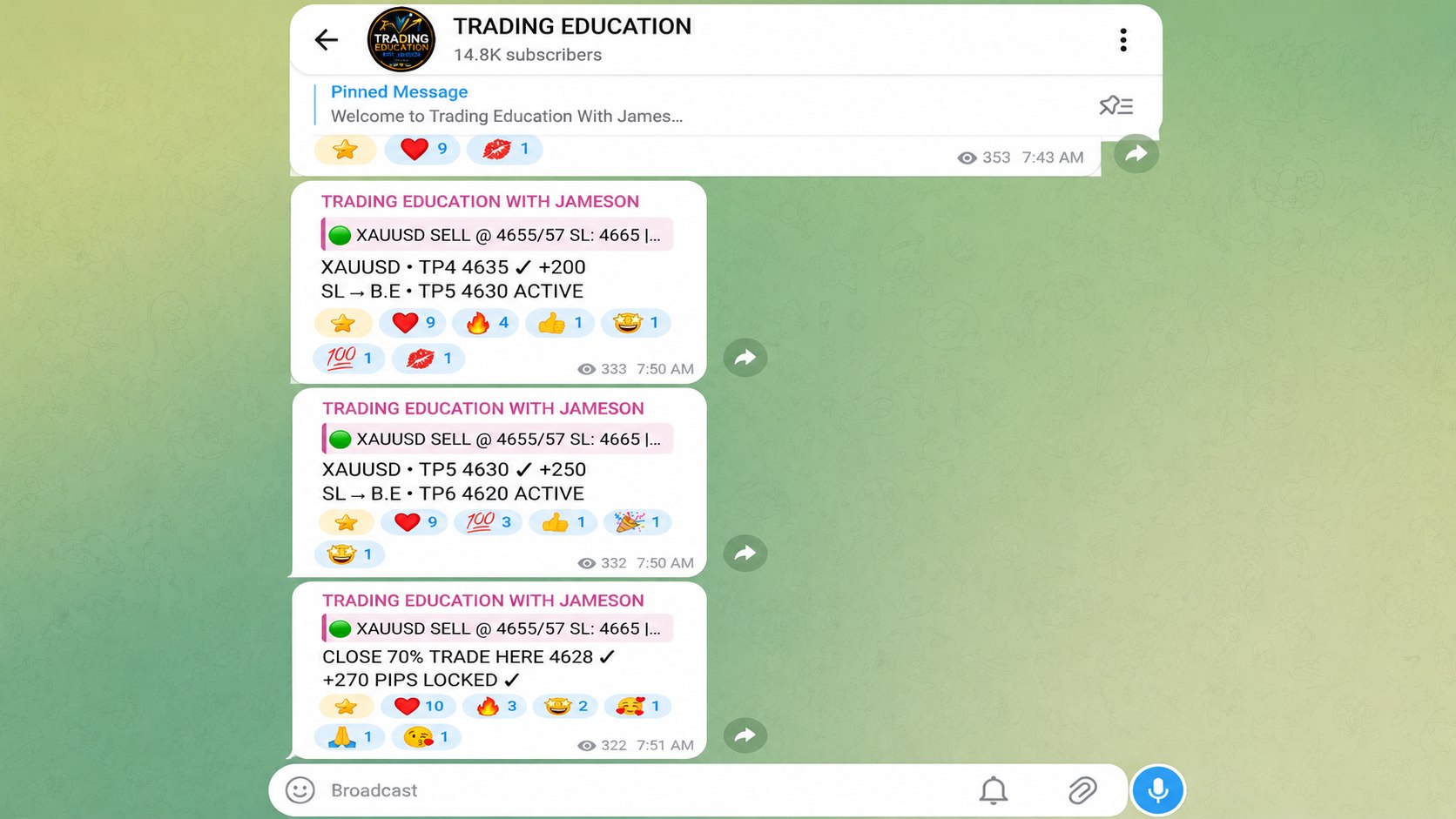 TRADING EDUCATION WITH JAMESON