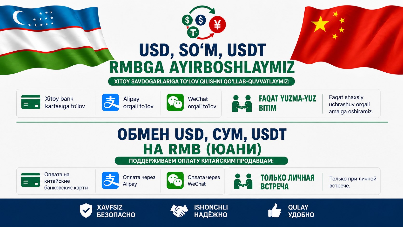 Xitoy|Abusaҳ|YUAN🇨🇳🇺🇿